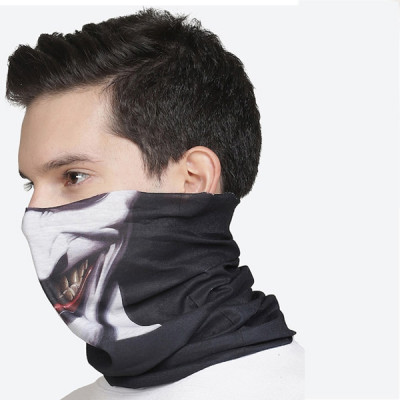 Men Black Batman Printed Scarf