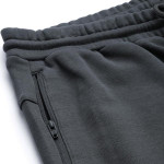 Men Grey Typography Training Shorts